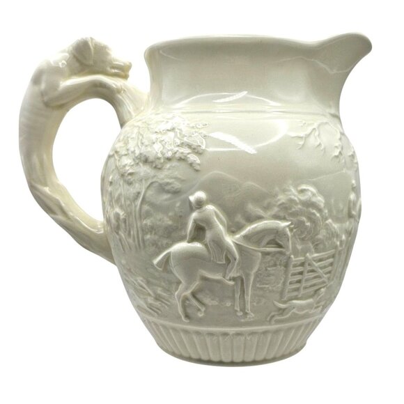 Wedgwood & Barlaston Etruria Ceramic Pitcher DYe Ken John Peel Hunting Hound - Picture 15 of 16